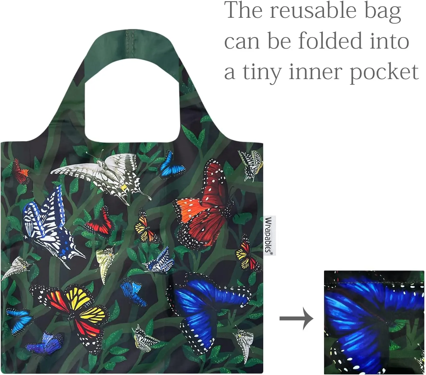 allydrew Large & Small Allybag Foldable & Lightweight Reusable Grocery Bags
