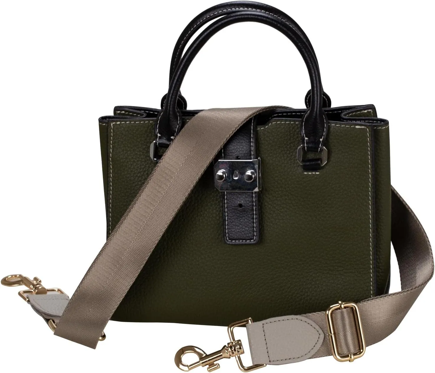 Allzedream Wide Purse Strap Replacement Crossbody Shoulder Bag Adjustable Leather Ends
