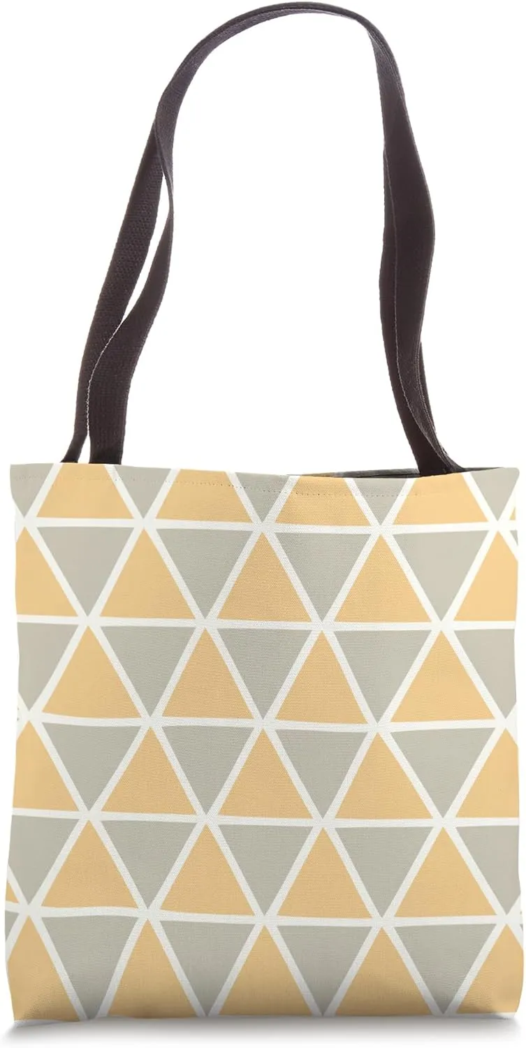 Alternate Triangles Pattern Tote Bag