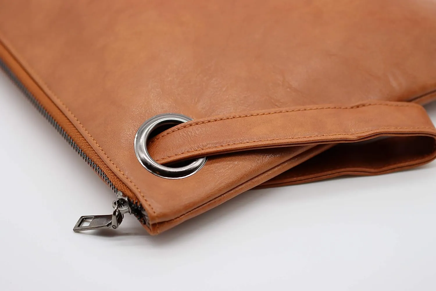Amaze Womens Oversized Clutch Bag Large PU Leather Pouch Evening Handbags Envelope Purse with Wristlet Shoulder Lady