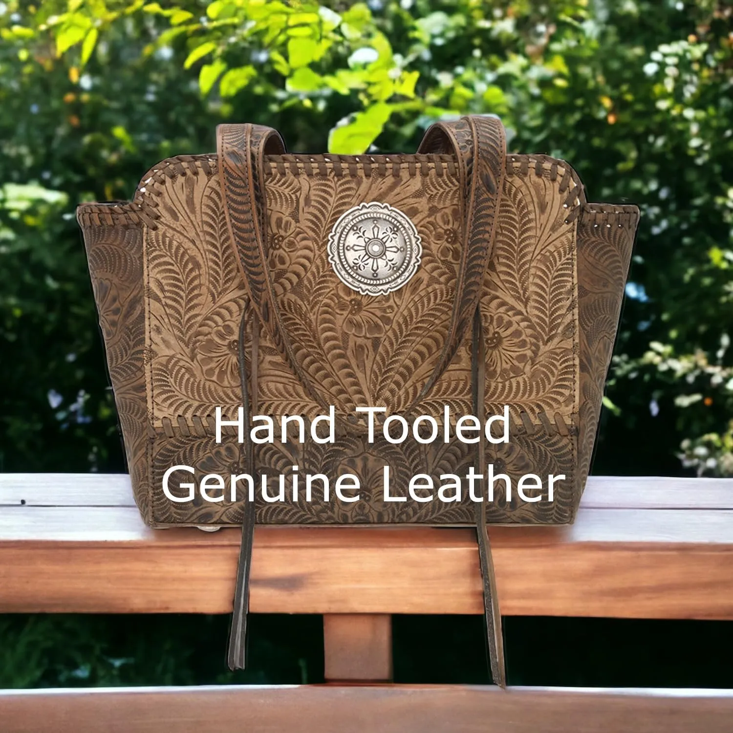 American West Annie's Secret Zip-Top Tote | Ambidextrous Conceal Carry Pocket for Women
