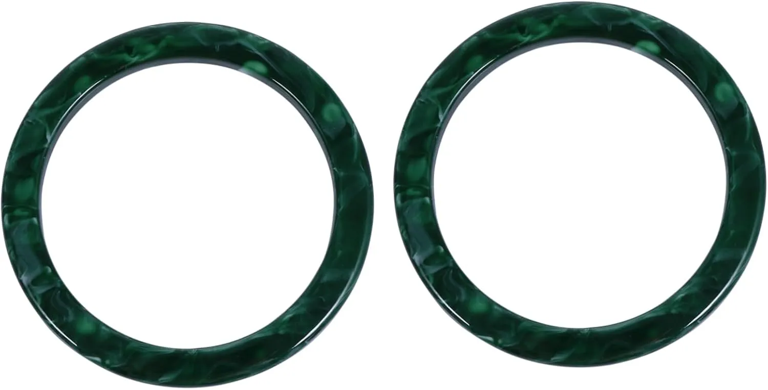 Angoily DIY Bag Resin Handles Contrast Bracelet Bag Ring Making Handles Accessories
