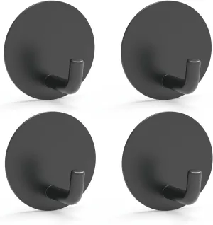 Ant Mag Magnetic Key Hooks 4 Pack Wall Mounted for Hanging Key Towel Bag Hat Scarf Wreath on Metal Surface for Home Kitchen Bathroom Fridge Cabinet Entryway