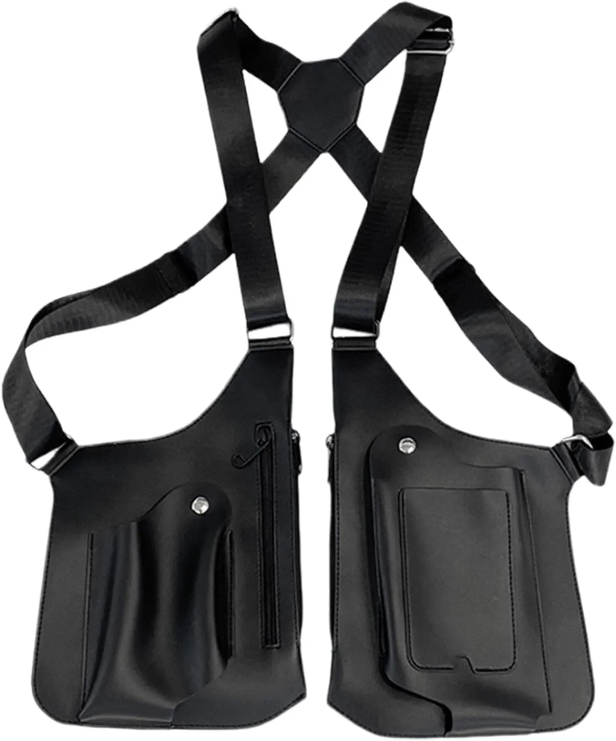 Anti-Theft Bag with Multiple Pockets, Anti-Theft Bag with Double Shoulder and Multiple Pockets - Outdoor Fashion Double Shoulder Strap Multi-Pocket Bag - Handbag, Unique attribute, Consulte la, Unique