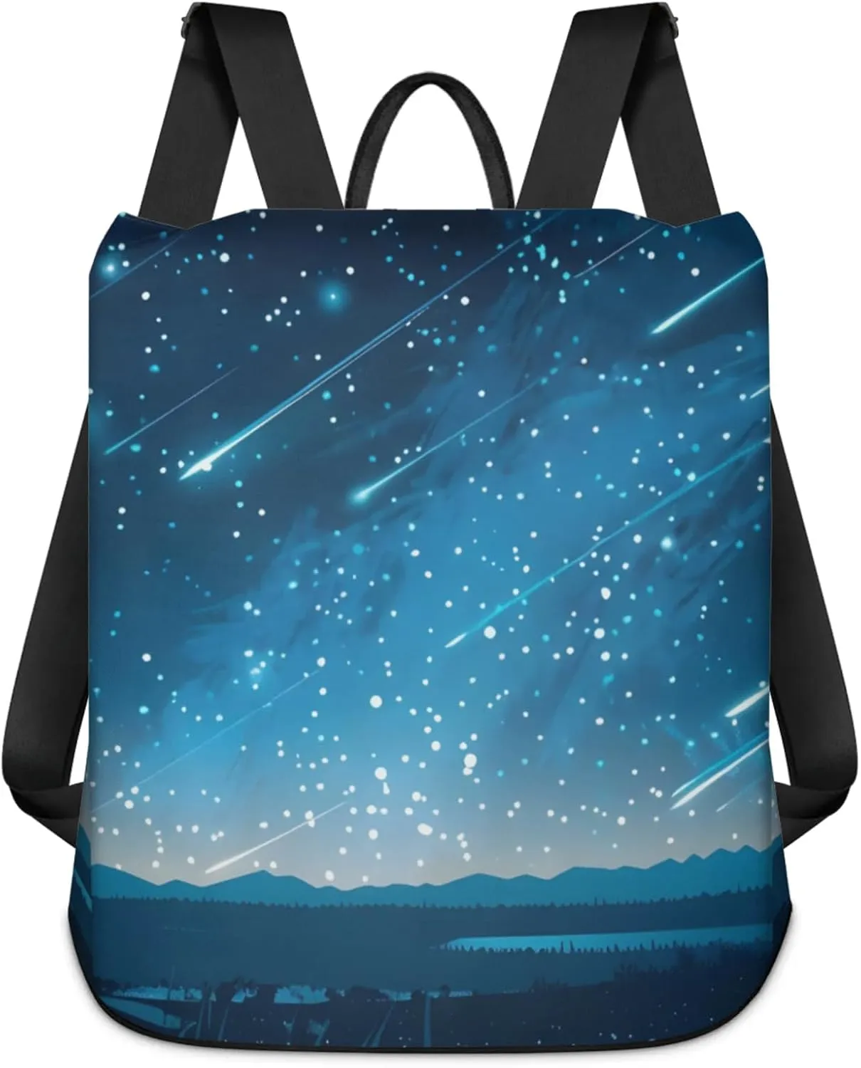 Anti-theft Lightweight Shoulder Bag Travel Essentials Backpack For Women Men College Work Weekender Backpack Large Shoulder Bag With Multiple Pockets Backpack (Meteoric Shower)
