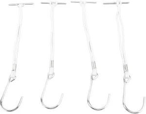 Aramox Pattern Hook Set, 20Pcs Galvanized Steel Sewing Pattern Hanging Hooks, Ergonomic Handle, Compatible with Various Materials, Robust Construction for Making and Other