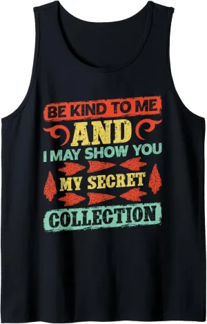 Arrowheads MY SECRET COLLECTION Funny Arrows Collector Tank Top