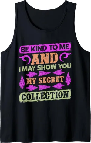 Arrowheads MY SECRET COLLECTION Funny Arrows Collector Tank Top