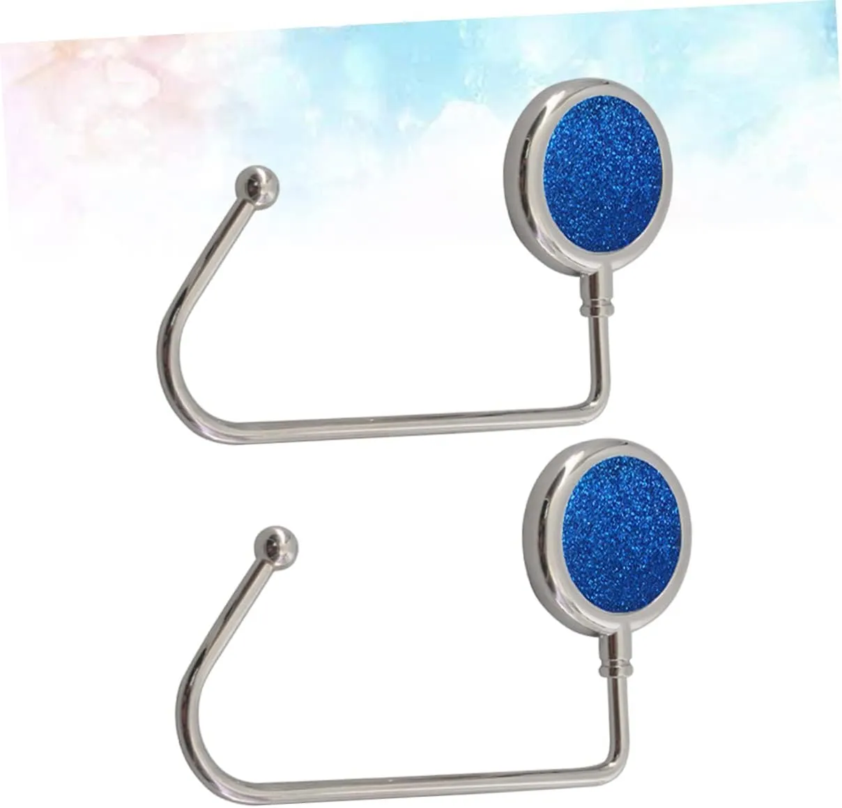 ARTIBETTER 2pcs Bag Hangers Desktop Girls Hooks Handbag Home Table Purse Top Handbags Holders Pouch Instant Grip Christmas Bar Women Alloy Supplies Kitchen Hanger Long Back Dorms Girl Swivel