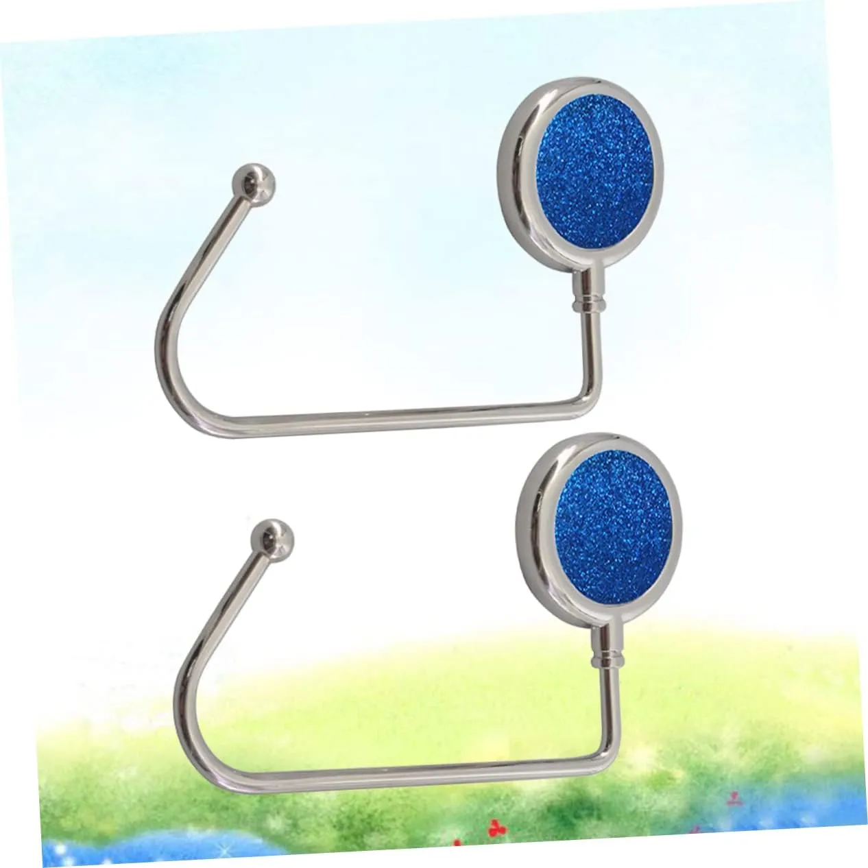 ARTIBETTER 2pcs Bag Hangers Desktop Girls Hooks Handbag Home Table Purse Top Handbags Holders Pouch Instant Grip Christmas Bar Women Alloy Supplies Kitchen Hanger Long Back Dorms Girl Swivel