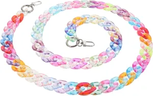 Artibetter Acrylic Bag Chain for Women's Handbag Replacement Shoulder Strap Easy to Clean Extendable