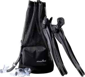 Athletico Scuba Diving Bag - XL Mesh Travel Backpack for Scuba Diving and Snorkeling Gear & Equipment - Dry Bag Holds Mask, Fins, Snorkel, and More