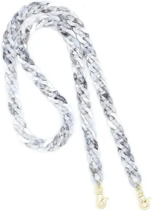 Aumey Clear White Black Brown Acrylic Chain Clutch Purse Strap Handles Bag Handbag Purse Replacement Chains 40 Inches