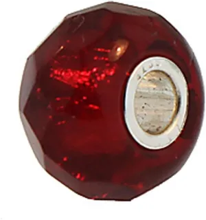 Authentic Trollbeads Glass 60186 Red Prism
