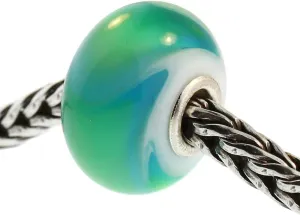 Authentic Trollbeads Glass 61164 Turquoise Armadillo