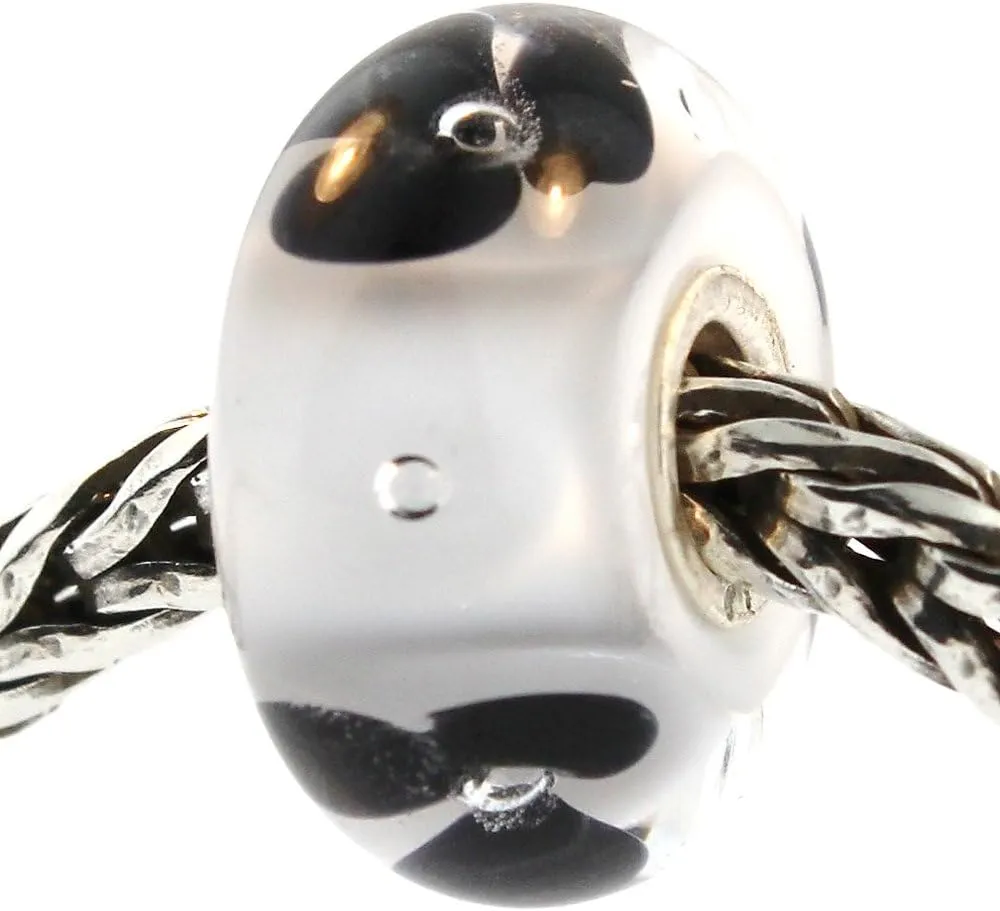 Authentic Trollbeads Glass 61397 Fashion Flower