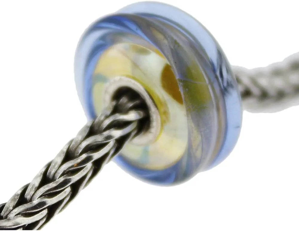 Authentic Trollbeads Glass 61405 Cool Dusk