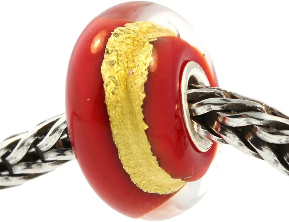 Authentic Trollbeads Glass 62001 Root Chakra