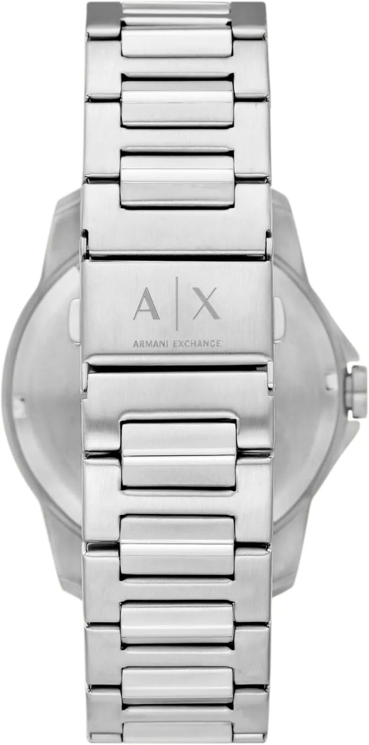 A|X Armani Exchange Chronograph Dress Watch for Men with Stainless Steel, Silicone or Leather Band