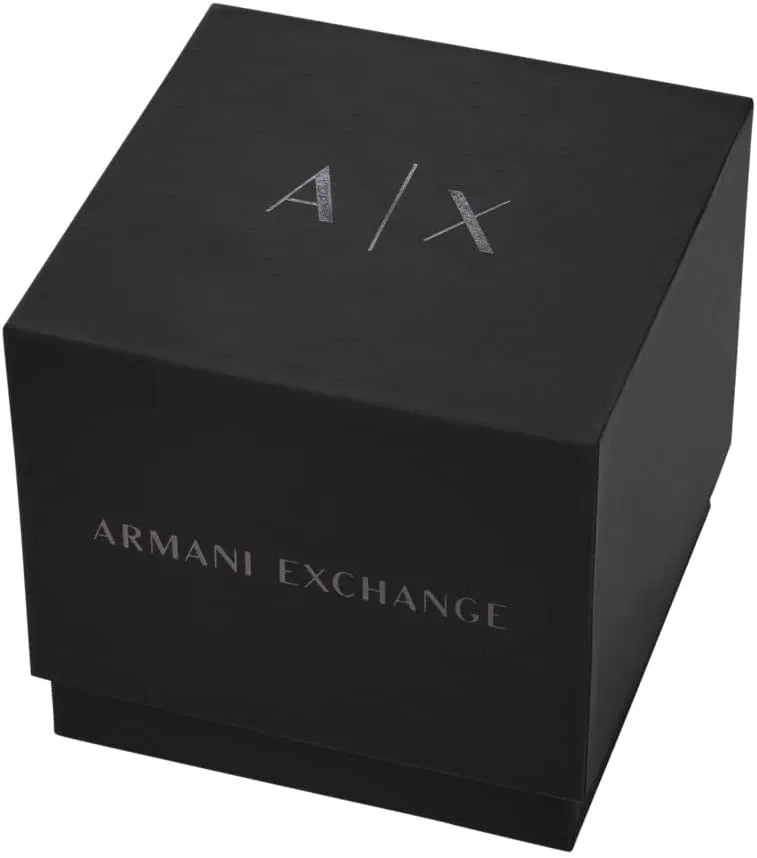 A|X Armani Exchange Chronograph Dress Watch for Men with Stainless Steel, Silicone or Leather Band