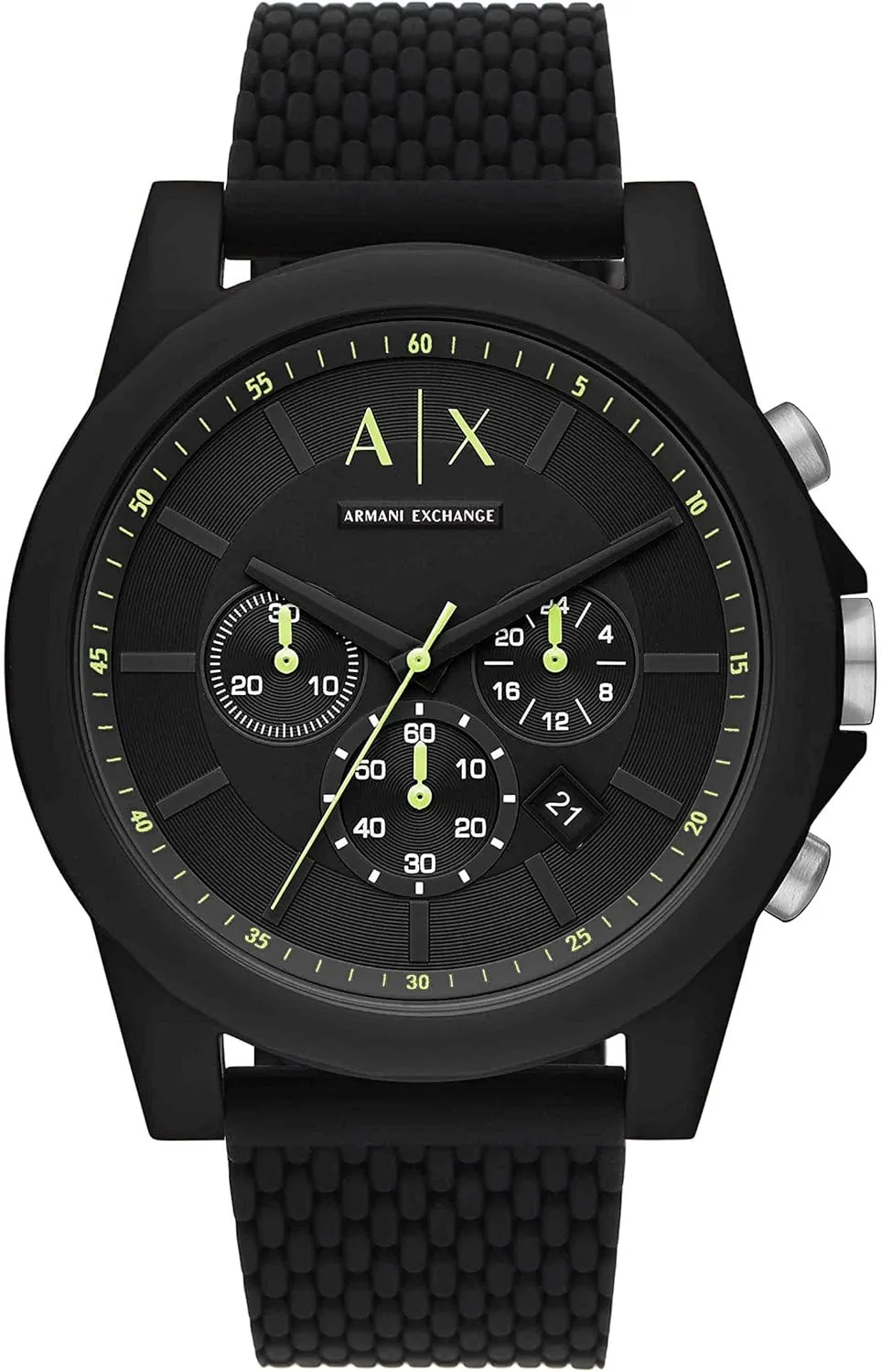 AX Armani Exchange Chronograph Watch for Men with Leather, Stainless Steel or Silicone Band