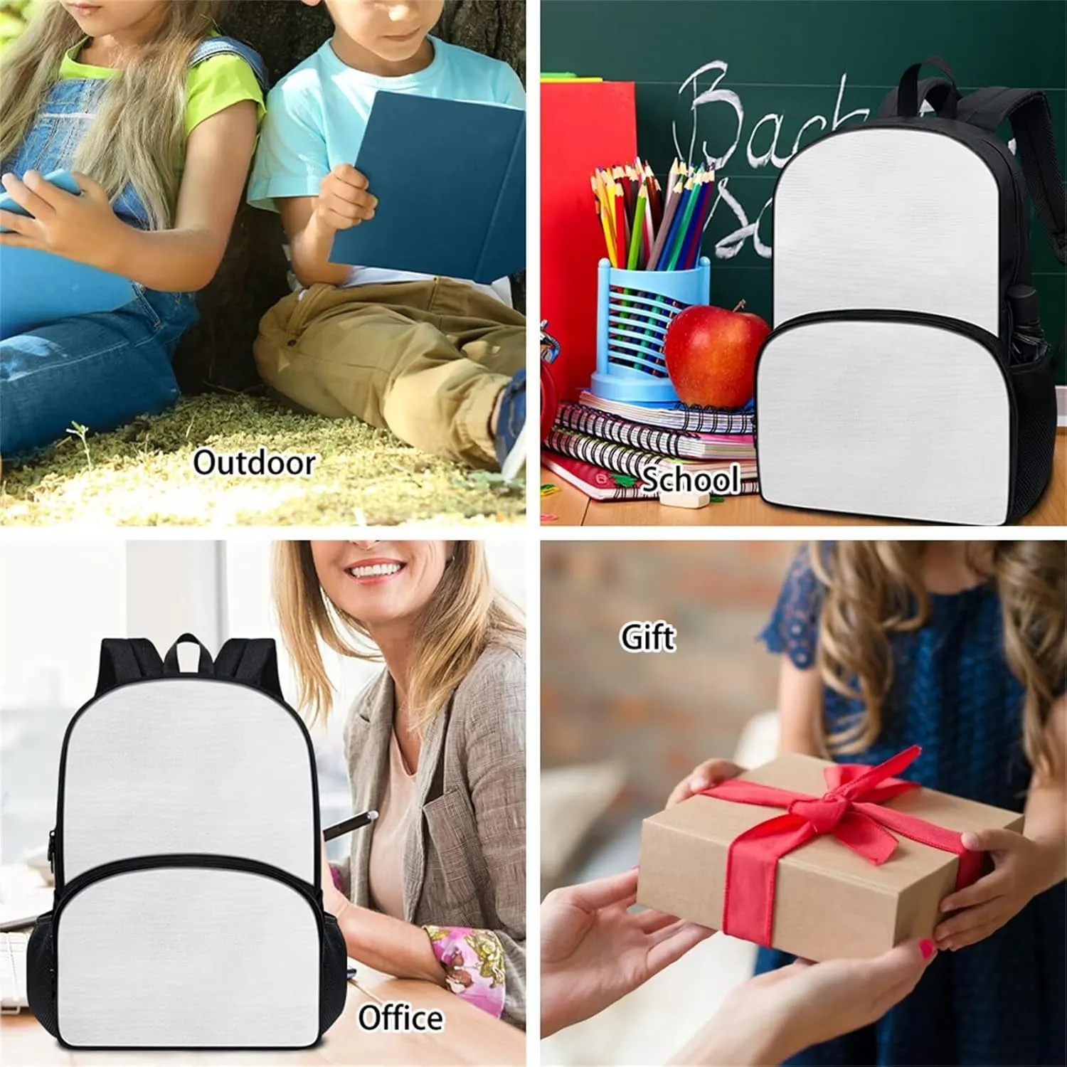 Aztec Western Backpack for Kids 17 Inch Book Bag Back to School Lightweight Portable School Bags Travel Daypack