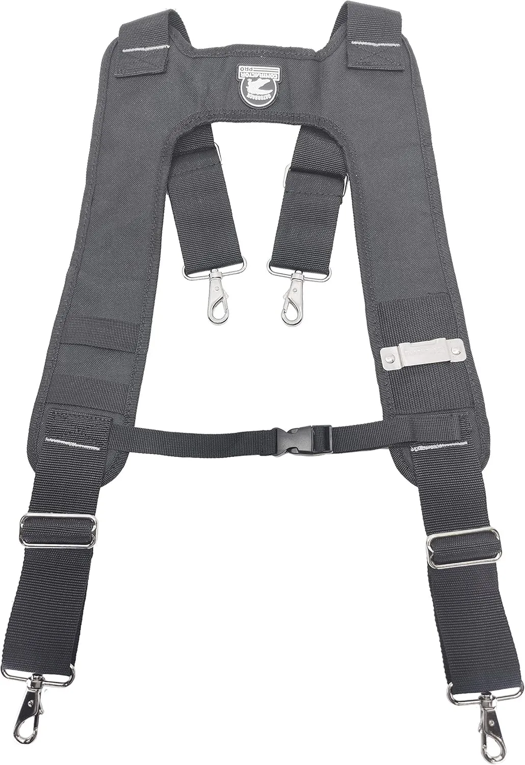 B616 Deluxe Suspender Harness w/Molded Air Channel Shoulder & Neck Padding, Chest Strap & Metal Spring Hooks