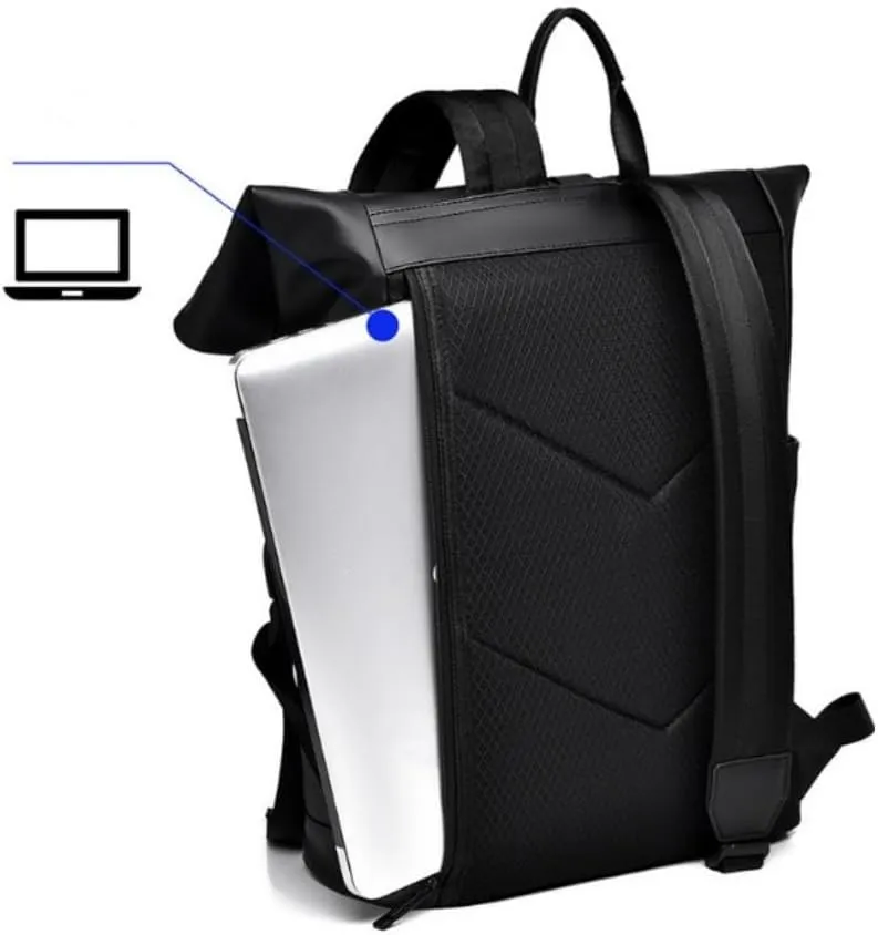 Backpack men's backpack simple casual backpack large capacity computer backpack fashionable laser backpack (Colorful diamond grid style)