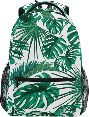 Backpack Travel Leaf School Bookbags Shoulder Laptop Daypack College Bag for Womens Mens Boys Girls