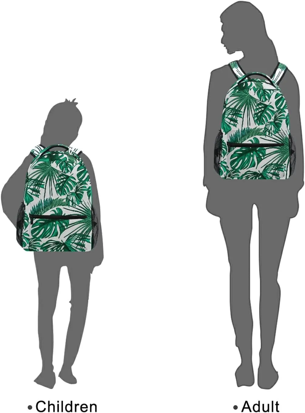 Backpack Travel Leaf School Bookbags Shoulder Laptop Daypack College Bag for Womens Mens Boys Girls