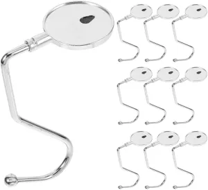Bag Hooks for Tables 20pcs Purse Hangers Movable Design Strong Load-Bearing and Anti-Slip Hooks