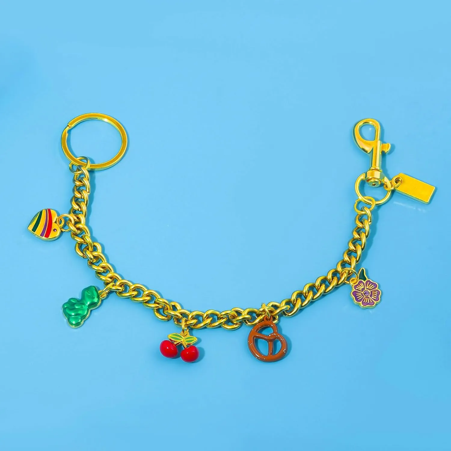 Bag Purse Charm Chain for Handbags - Gold Key Chain Accessories - Cute Keychain Gifts for Women