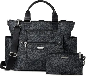 Baggallini 3-in-1 Convertible Backpack Handbag 15x12 Lightweight Travel Bag Crossbody Zippered Tote W/RFID Phone Wristlet