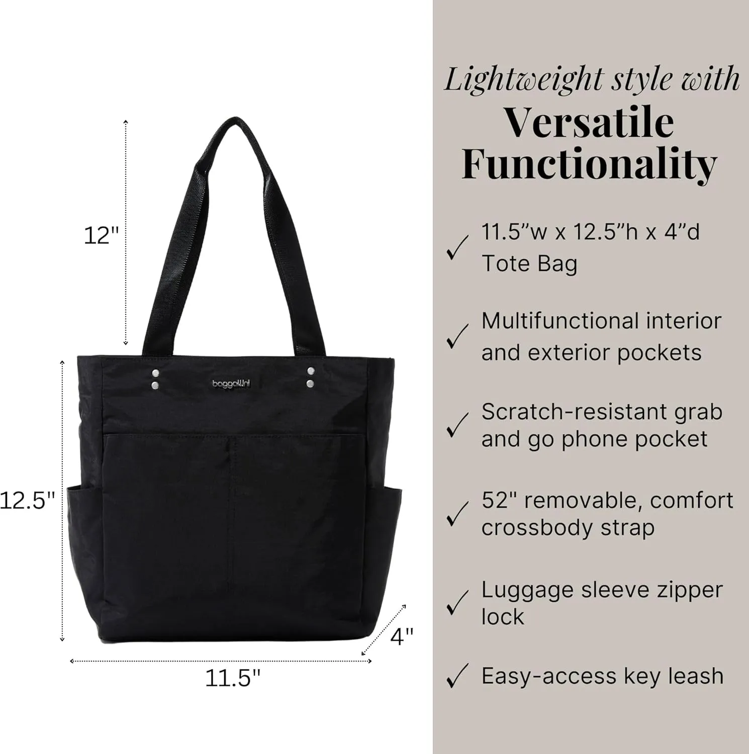 Baggallini Carryall Daily Tote