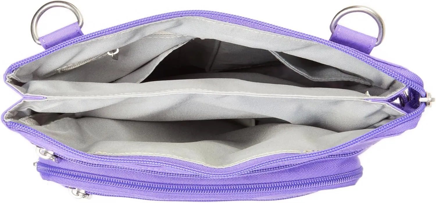 Baggallini Crossbody Bag for Women 10" X 10.7" Lightweight Handbags with RFID Card Slots Interior Divider