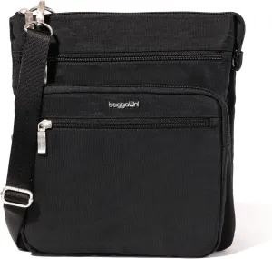 Baggallini Crossbody Bag for Women 10" X 10.7" Lightweight Handbags with RFID Card Slots Interior Divider