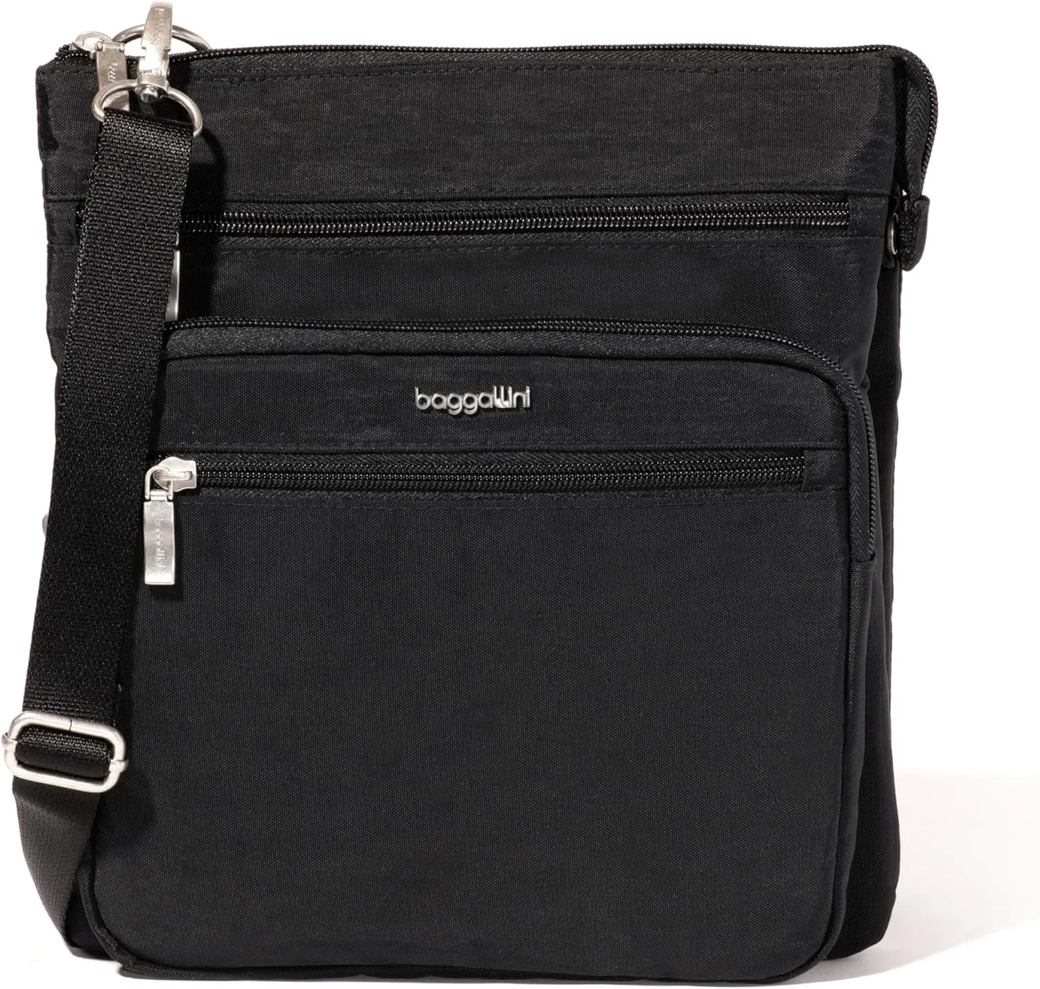 Baggallini Crossbody Bag for Women 10" X 10.7" Lightweight Handbags with RFID Card Slots Interior Divider