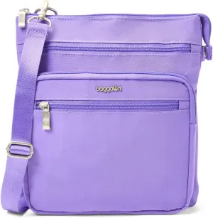 Baggallini Crossbody Bag for Women 10" X 10.7" Lightweight Handbags with RFID Card Slots Interior Divider