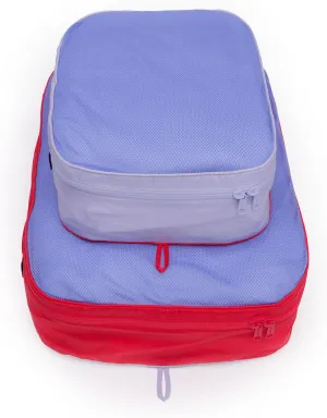 BAGGU Large Packing Cube Set - Mesh Berry Mix