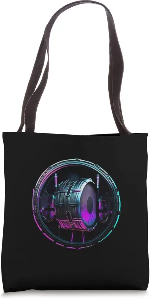 Bass Drum for Bass Drummer Player Musician Bass Drumming Tote Bag