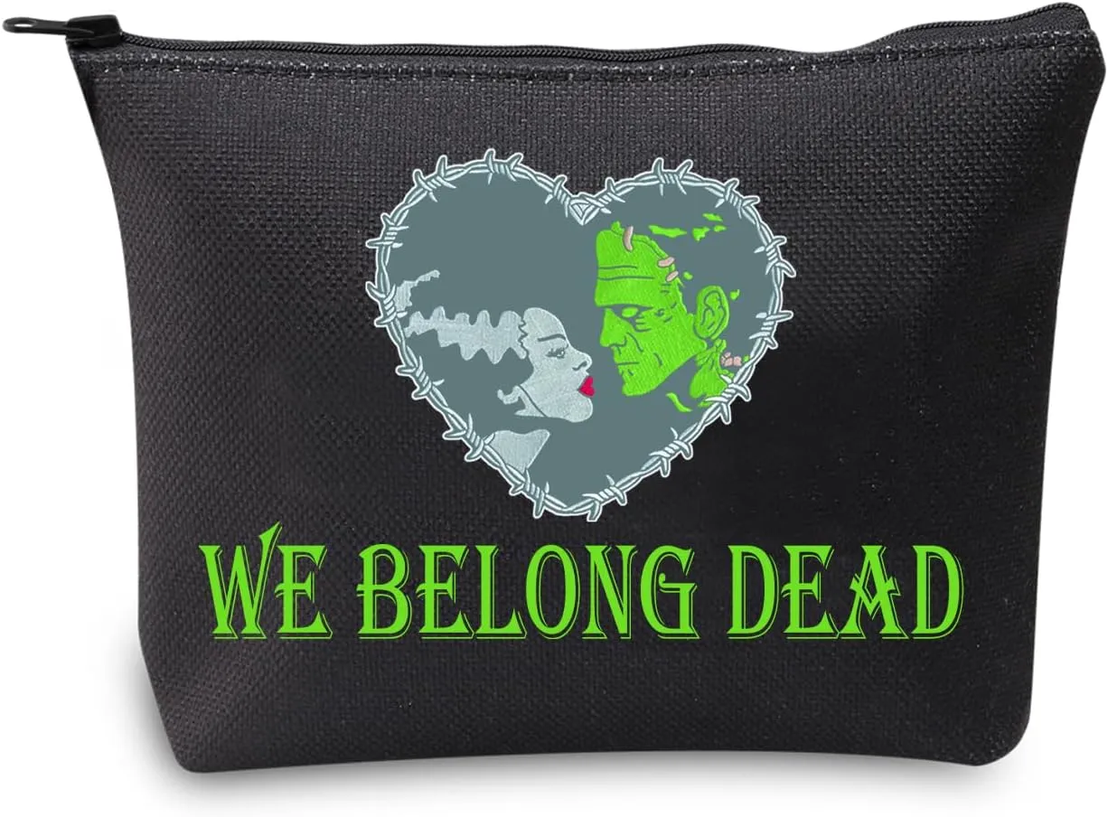 BDPWSS Couple Gift Monster & Bride Gift Monster Horror Movie Inspired Makeup Bag For Couple (We belong bagbl)