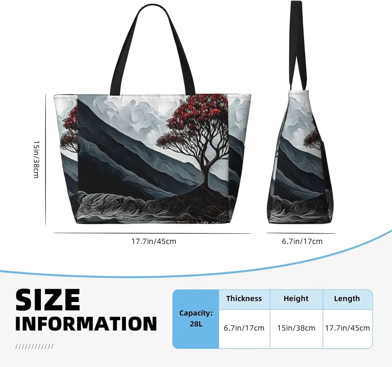 Beach Tote Bag for Women Oversized Travel Weekender Bags New York Manhattan Waterproof Pool Bag Beach Accessories