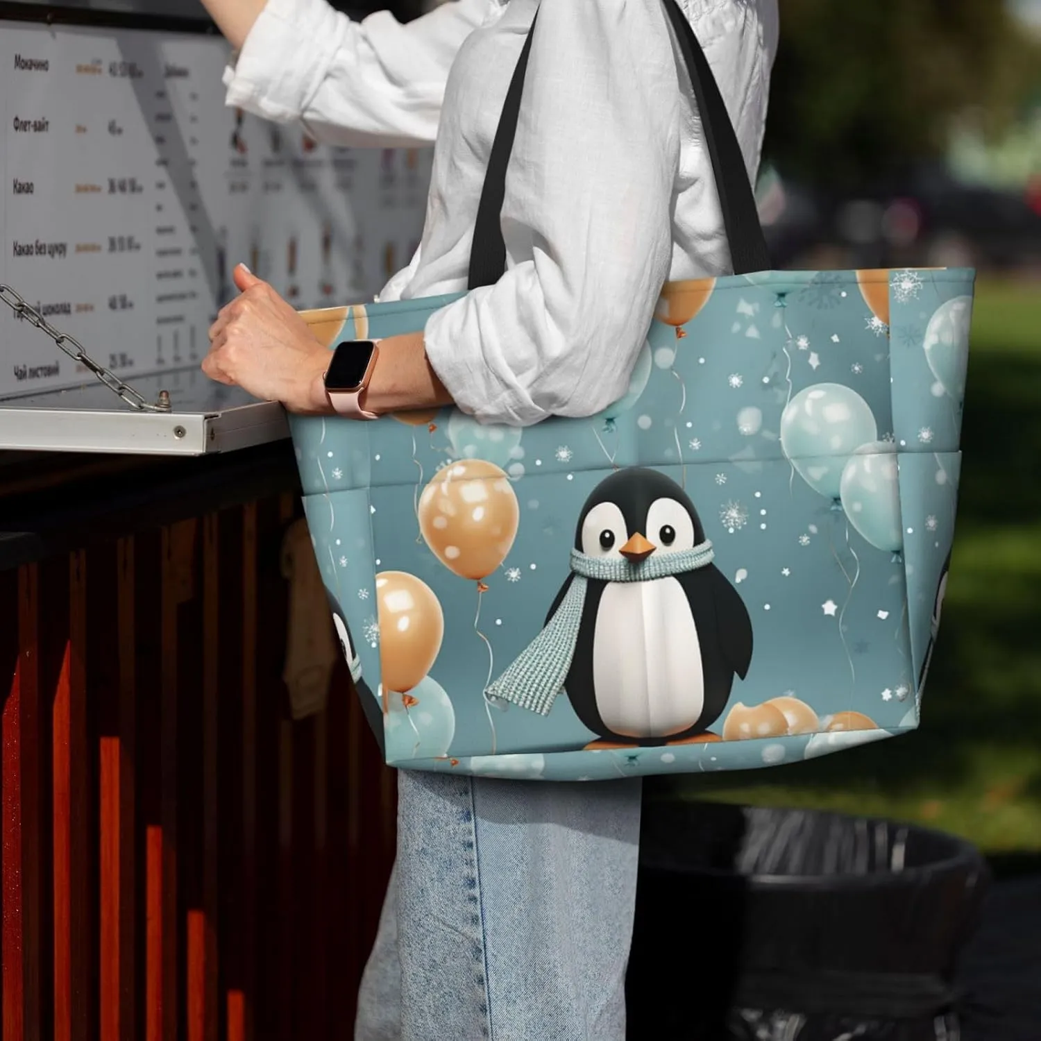 Beach Tote Bag for Women Oversized Travel Weekender Bags New York Manhattan Waterproof Pool Bag Beach Accessories