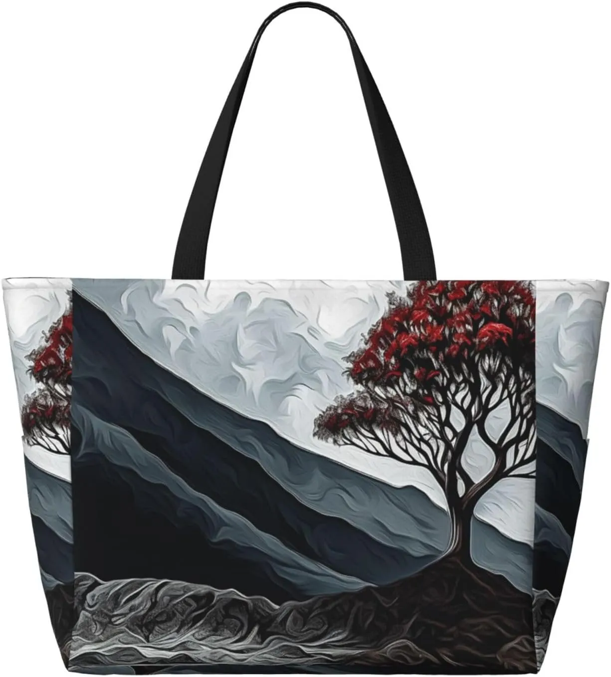 Beach Tote Bag for Women Oversized Travel Weekender Bags New York Manhattan Waterproof Pool Bag Beach Accessories