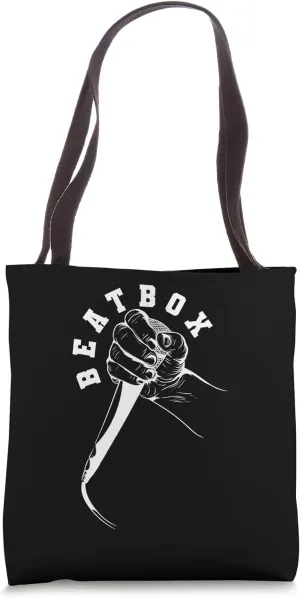 Beat Box Talent on Microphone Tote Bag