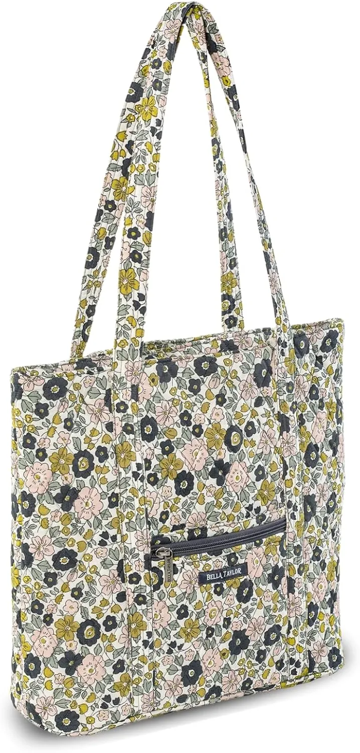 Bella Taylor Large Tote | Lightweight Quilted Fabric Tote Bags for Women