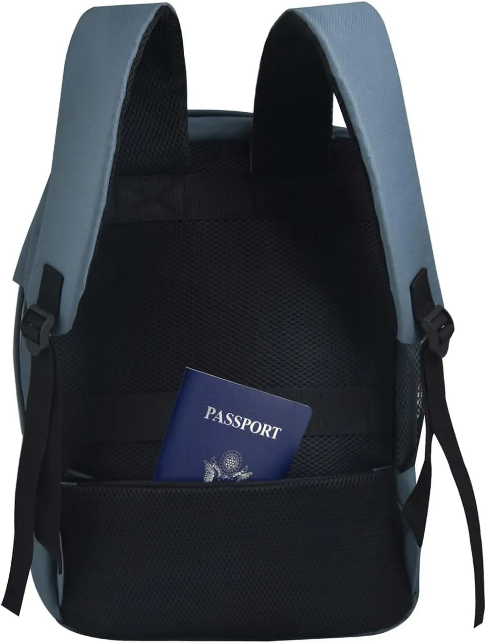 Bellanca Air Canada And WestJet Personal Item Size Backpack Under Seat Carry-on Bag Flair Airlines Hand Luggage British Airways KLM (Blue, 40x30x15cm)
