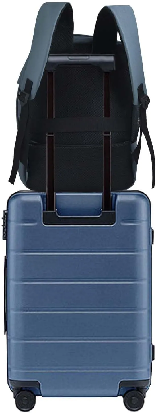 Bellanca Air Canada And WestJet Personal Item Size Backpack Under Seat Carry-on Bag Flair Airlines Hand Luggage British Airways KLM (Blue, 40x30x15cm)