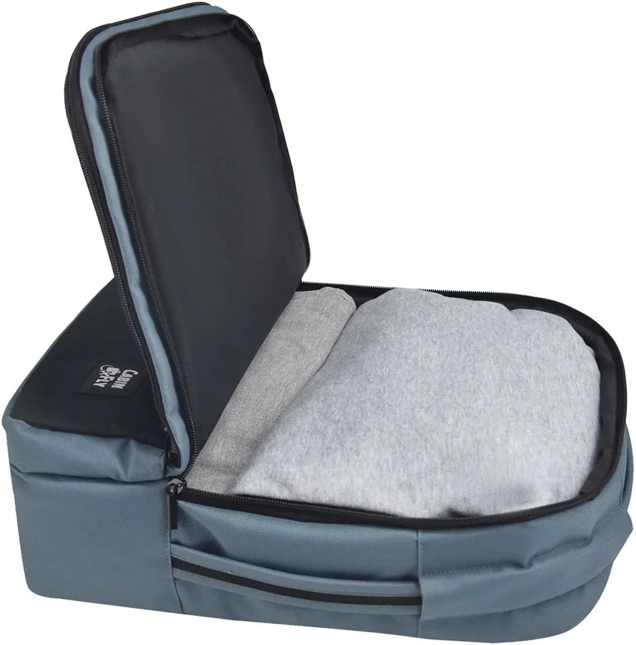 Bellanca Air Canada And WestJet Personal Item Size Backpack Under Seat Carry-on Bag Flair Airlines Hand Luggage British Airways KLM (Blue, 40x30x15cm)