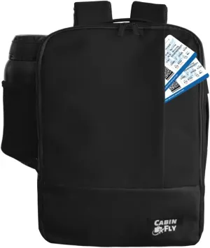 Bellanca WestJet Personal Item Under Seat Backpack 16x6x13 inch Travel Backpack 41x15x33 cm bag maximum diemsnion 43x16x33 cm of Air Canada carry-on 13x6x17 inch Flair Airlines